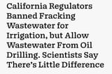 franking water naughty drilling water is a go
