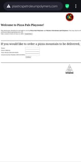 fake website