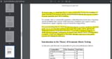 shock testing predicts behavior