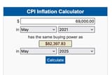 Inflation calculator