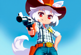 AI Adorable lil sheriff awoo