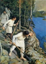 Vainolaista_vastaan_(Against_the_foemen)_Pekka_Halonen_1896