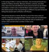 Ukraine infowar Maria Tsypko crisis actor hoax 01