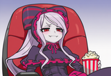 AI Shalltear popcorn smug