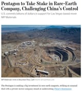 US producing its own rare earths now