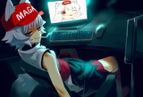 AI + GIMP smoking awoo posts awoo