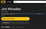 Jon Minadeo Handsome Truth IMDB
