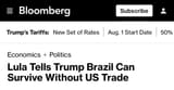 brazil tells USA to keep its 50 percent tariffs