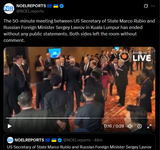 The 50-minute meeting between US Secretary of State Marco Rubio and Russian Foreign Minister Sergey Lavrov in Kuala Lumpur has ended 10-07-2025 HD