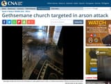 jew gethsemane church arson