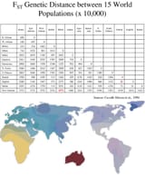 FST - Italians are over 5 times closer to Danes and Brits than they are to North Africans