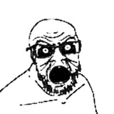 22413 - scary screamer soyjak variant feraljak wrinkles