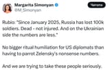 Russian propagandist Simonyan criticizes US Secretary of State Marco Rubio. 11-07-2025 It seems that things are not going very well in the Kremlin P1