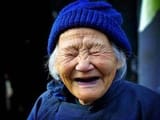 old lady laugh
