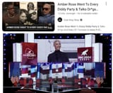 amber rose - diddy party goer - trump endorser