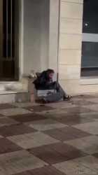 New arrivals from Africa, beating a native Spanish homeless person_thumb.jpg