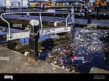 floating-rubbish-in-the-canal-at-camden-lock-in-london-2P0K6YB