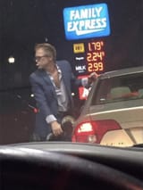 gas station