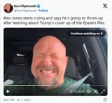 alex jones cries