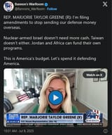 Screenshot 2025-07-11 at 16-34-50 MTG Moves To Strike Half-Billion Of Military Aid To &#039;Nuclear-Armed Israel&#039; ZeroHedge