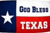 God Bless Texas flag
