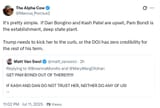 pam bondi deep state plant