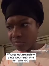 trump took food stamps