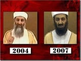 osama bin laden 2004 2007 compare