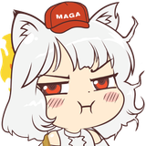 momiji oblivious what&#039;s happening to her hair