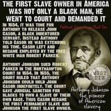first slave owner USA was black