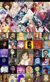 east vs west animation
