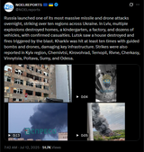 Russia launched one of its most massive missile and drone attacks overnight, striking over ten regions across Ukraine. 12-07-2025