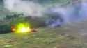 The 3rd Separate Tank Iron Brigade attacking Russian positions at close range in the Kharkiv region using a T-72 and BTR-4E Bucephalus 12-07-2025 HD_thumb.jpg
