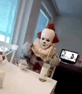 things became too silly for the clown