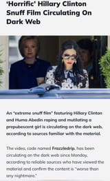 Hillary snuff video