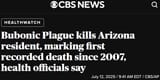USA bubonic plague