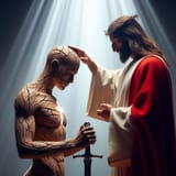 Christgolem being Knighted X