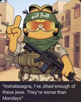 inshalasagna garfield terrorist