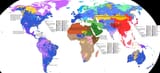 races ancestry world map by region smaller version 2