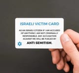 Israeli Victim Card