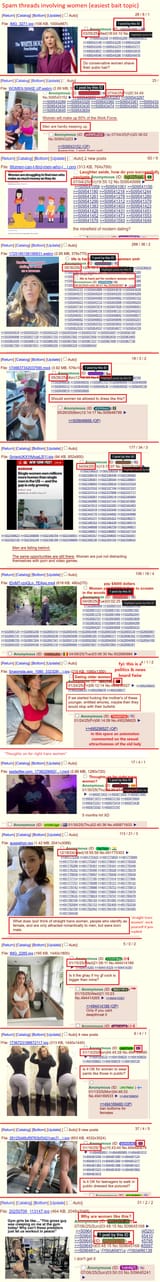 general female spam threads women