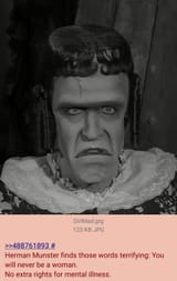 You will never be a girl Munster