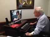 Bernie_confused_by_lovely_lady