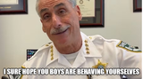 Sheriff Mike Behaving