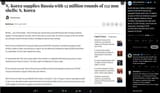 South Korean military intelligence reports that North Korea has supplied Russia with over 12 million rounds of 152 mm shells to support its war against Ukraine 13-07-2025