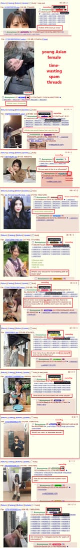 jewish asian 4chan spam threads