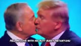 Bibi kiss Trump