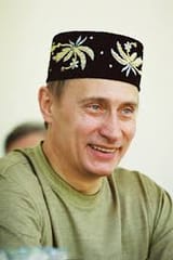 russia putin in muslim hat