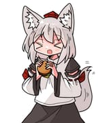 awoo with a burger