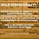 male-disposability